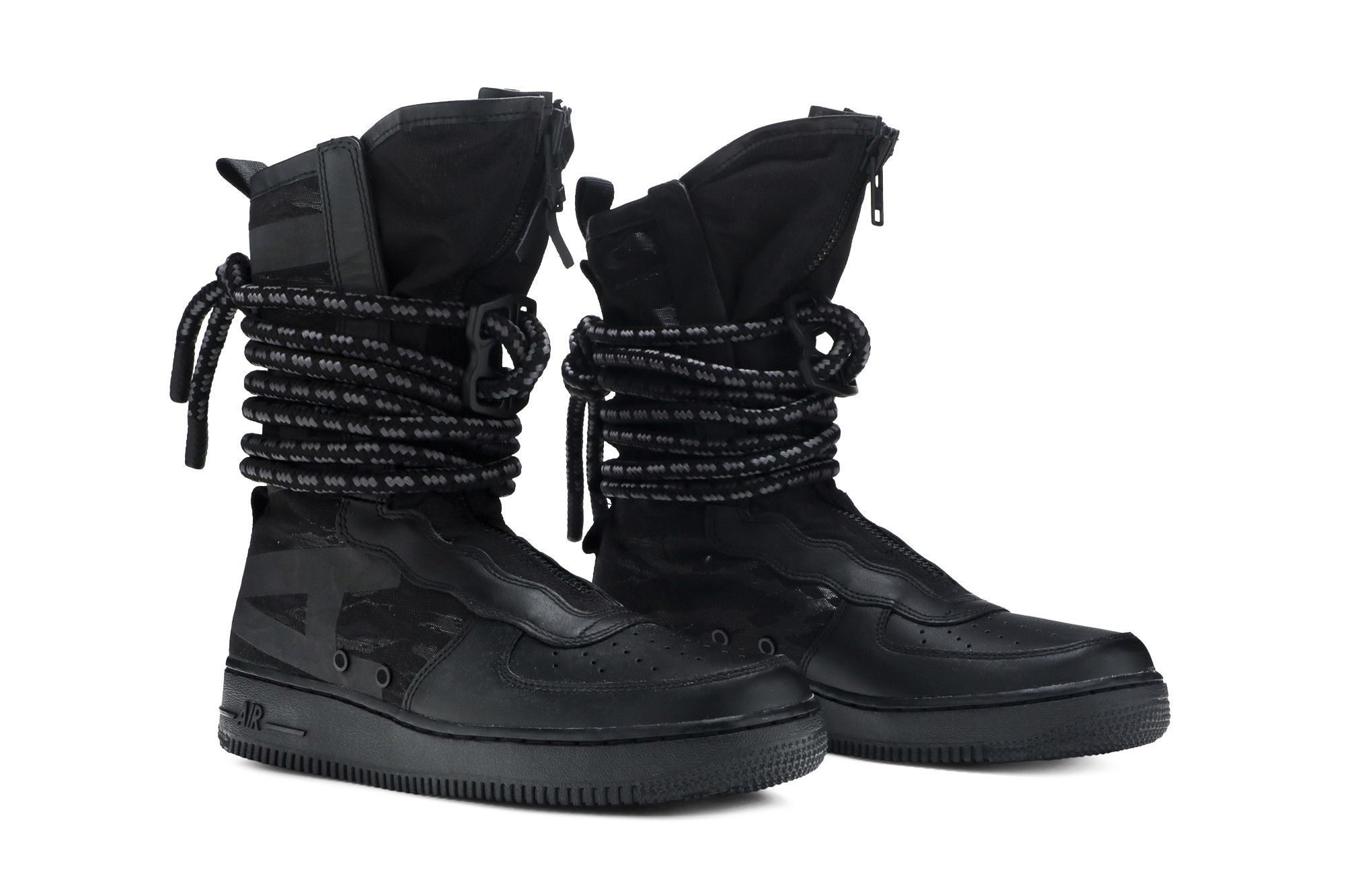 Buy SF Air Force 1 High Black AA1128 002 GOAT
