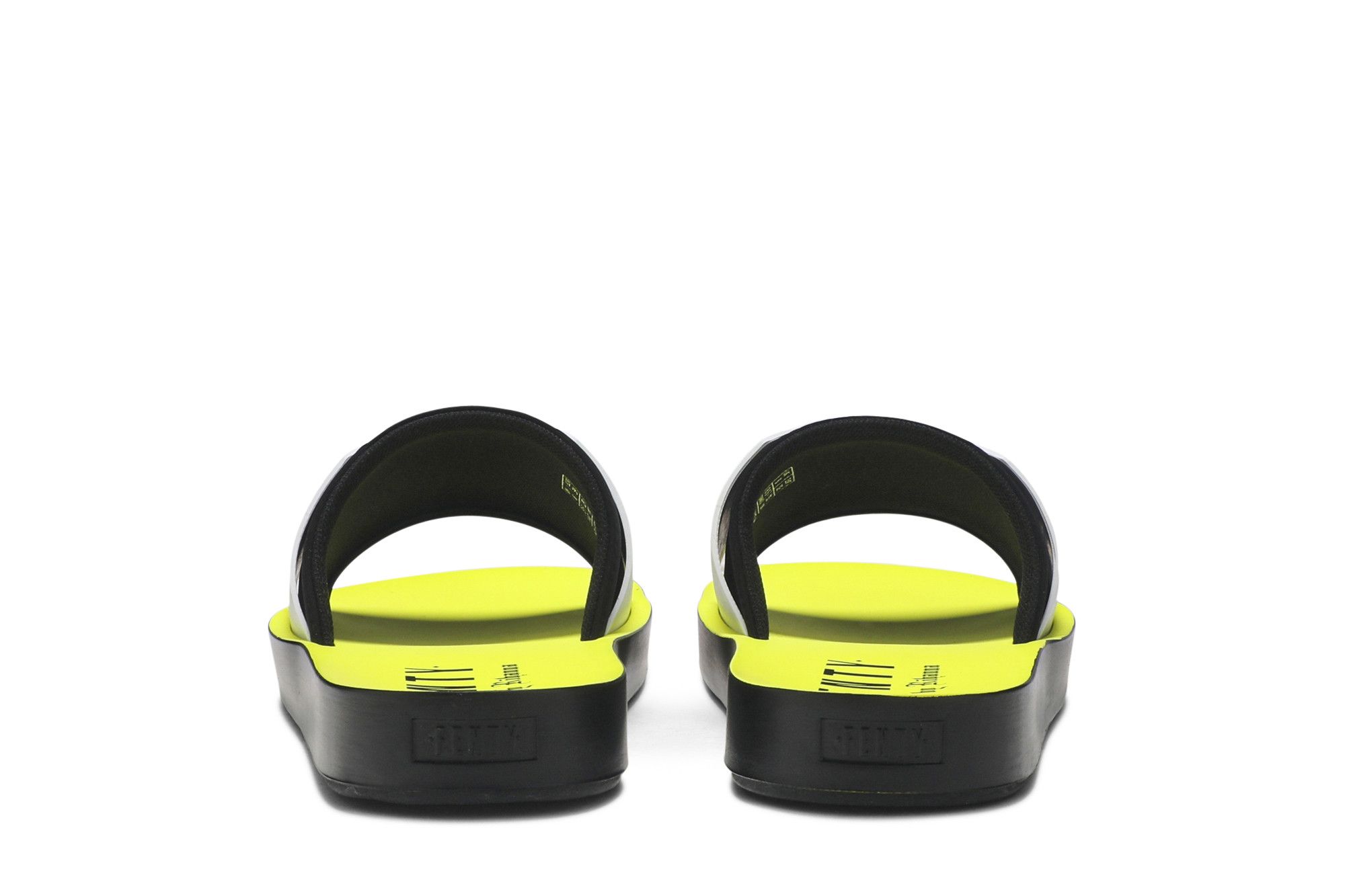 Fenty yellow slides clearance