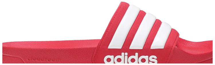 Adidas Adilette CloudFoam Slides Scarlet