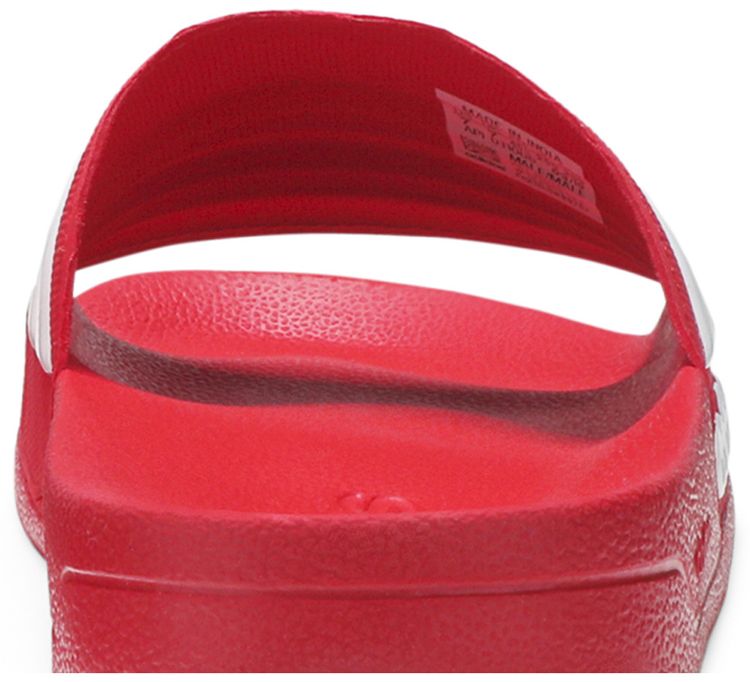 Adidas Adilette CloudFoam Slides Scarlet