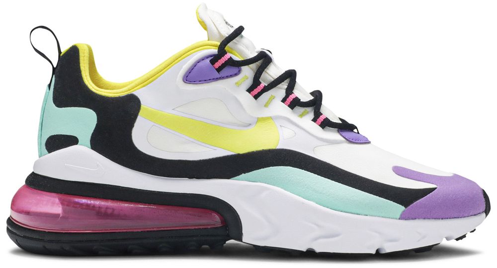 nike air max 270 react bright violet womens
