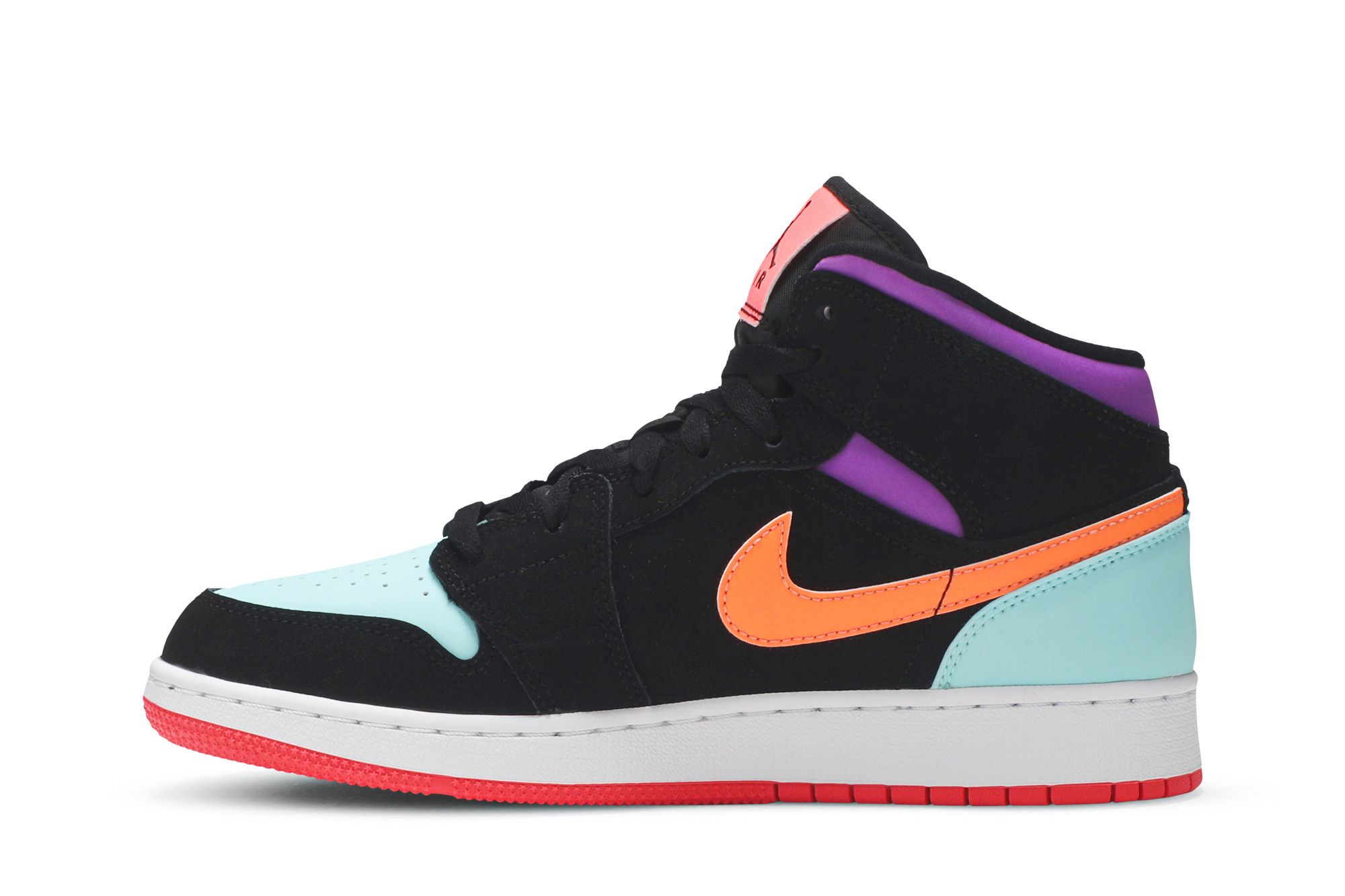 Air jordan 1 mid gs multicolor sale