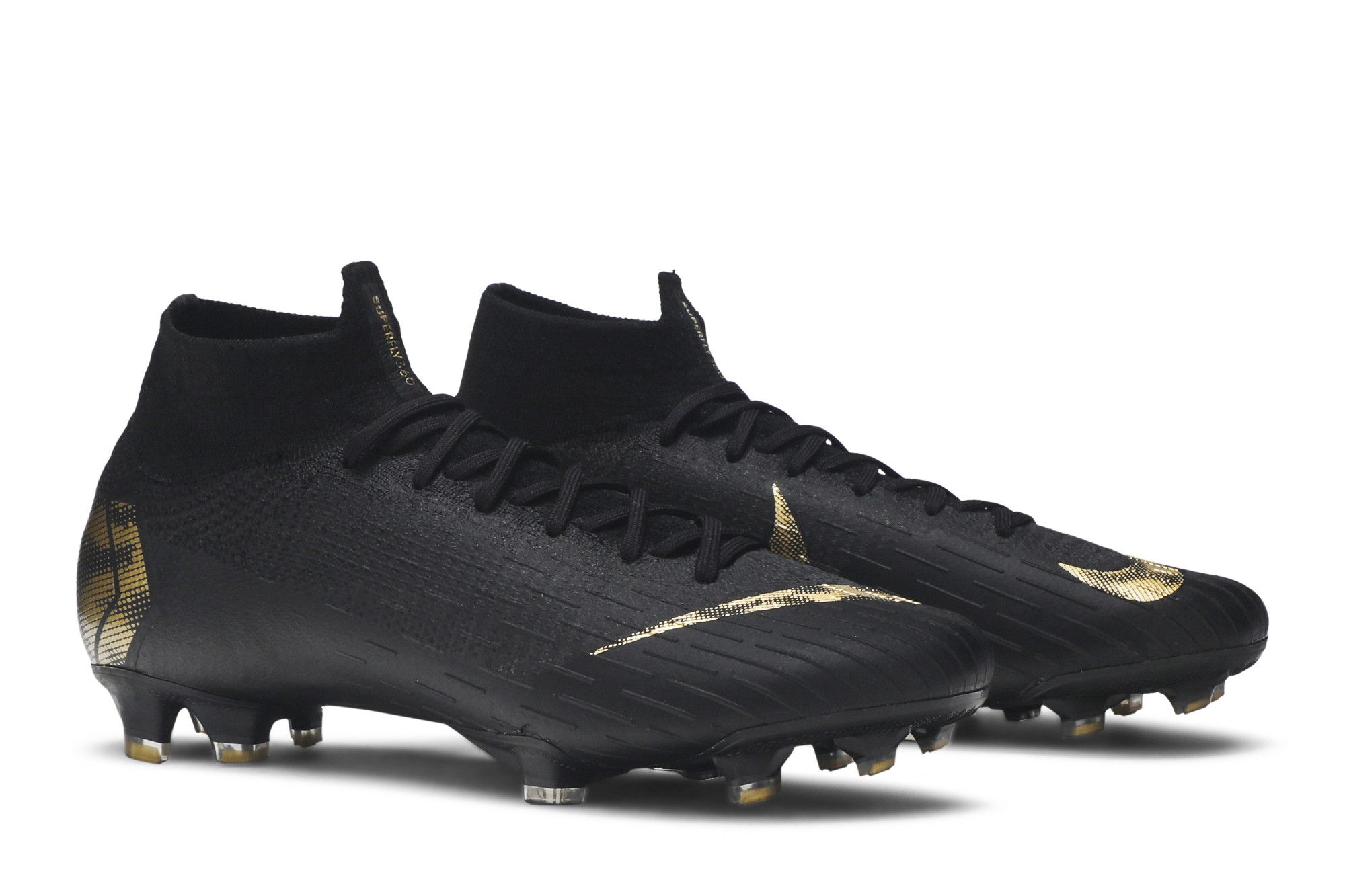 Nike mercurial superfly 6 elite fg black metallic gold clearance