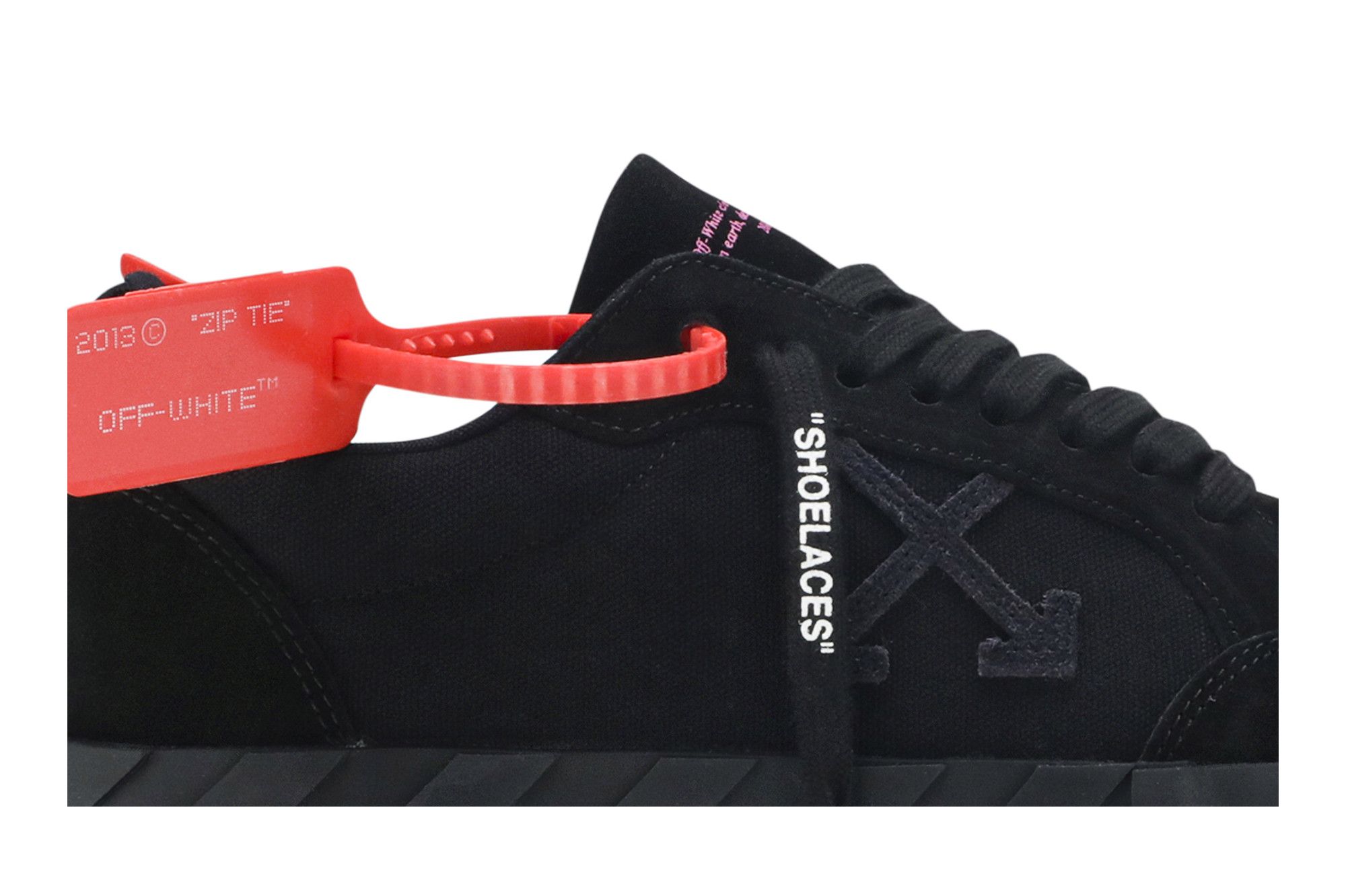 off white vulc black suede