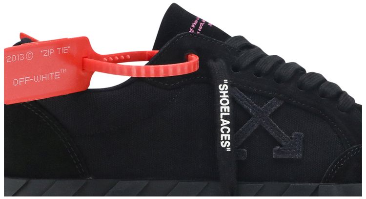 Off White Vulc Sneaker Black Suede
