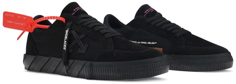 Off White Vulc Sneaker Black Suede