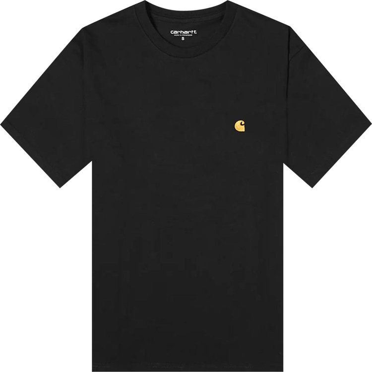 Carhartt WIP Short-Sleeve Chase T-Shirt 'Black/Gold'