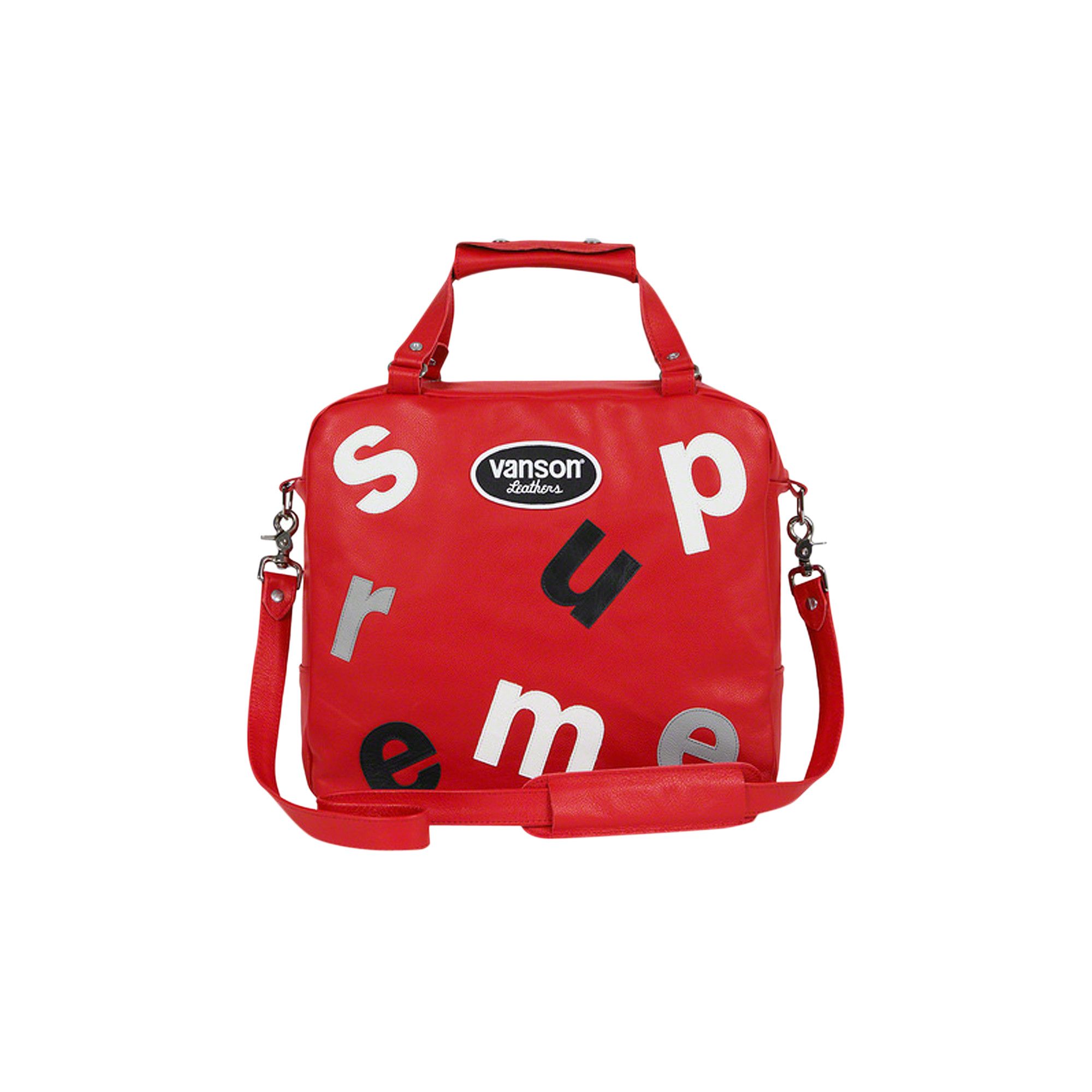 Supreme × Vanson Leathers Letters Bag Supreme x Vanson Leather Letters Bag RARE SS20 New With Tags