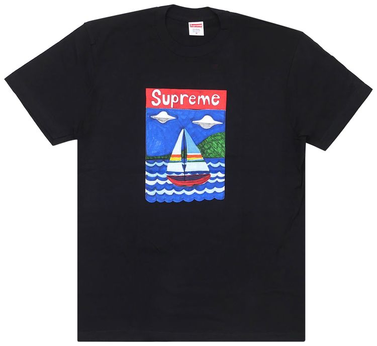 Supreme Sailboat Tee Black