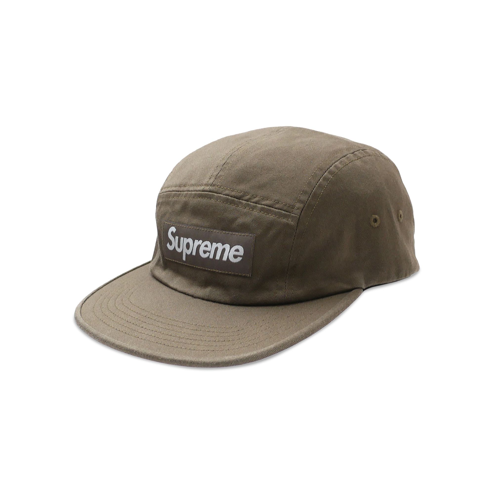 Buy Supreme Washed Chino Twill Cap 'Olive' - SS20H84 OLIVE | GOAT