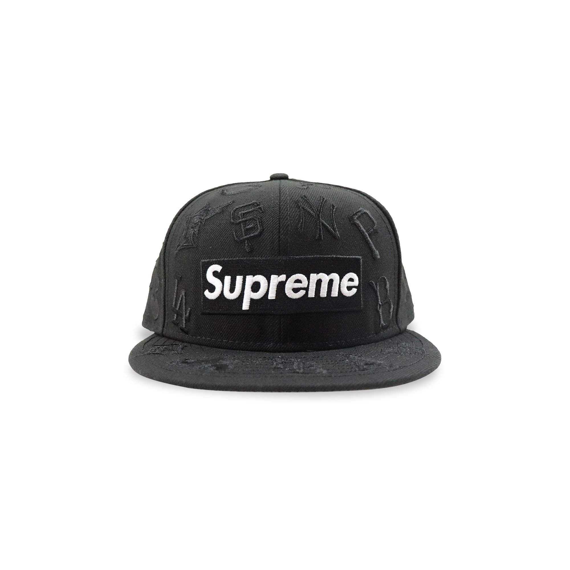 Supreme x MLB x New Era Hat 'Black' | GOAT