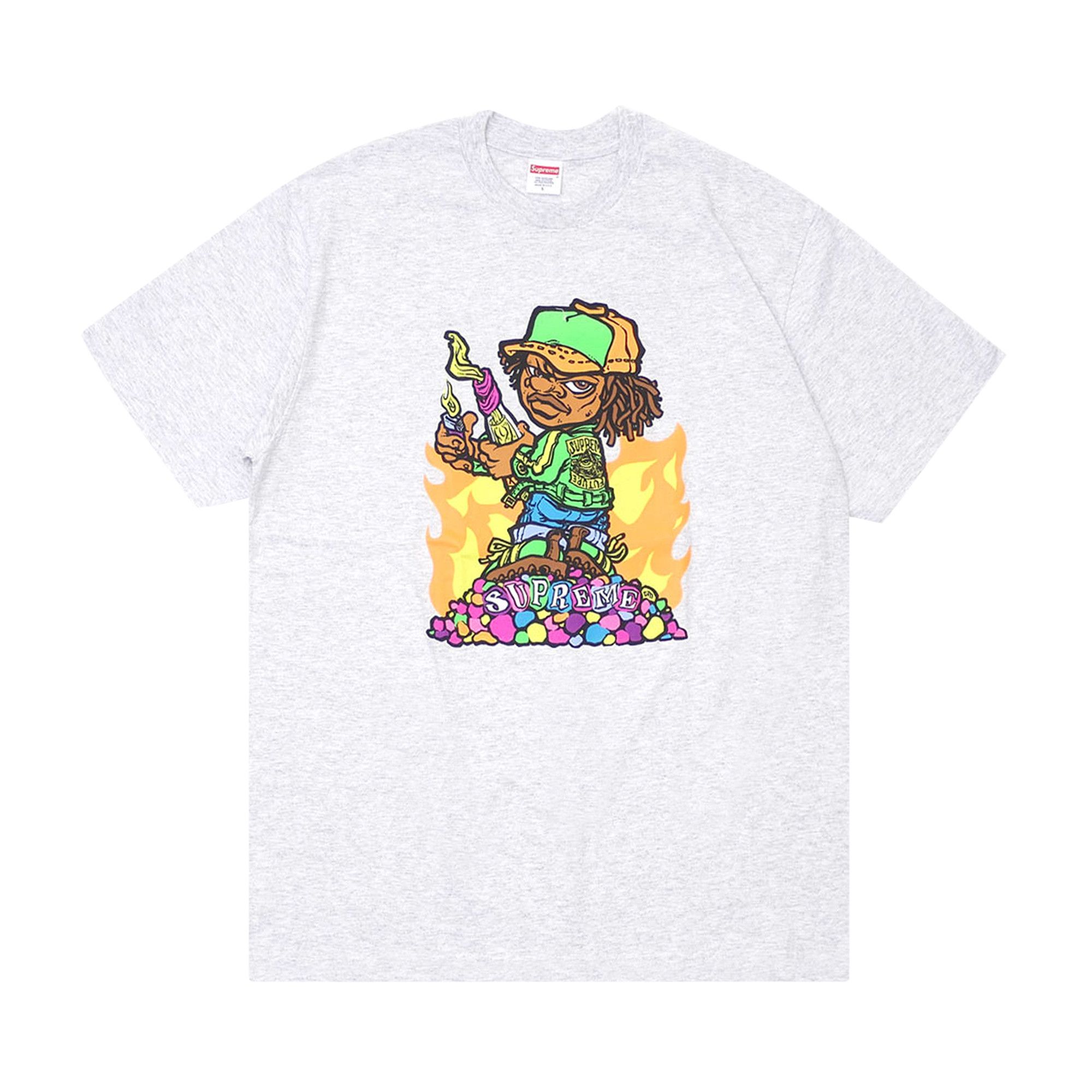 Supreme Molotov Kid Tee Ash Grey