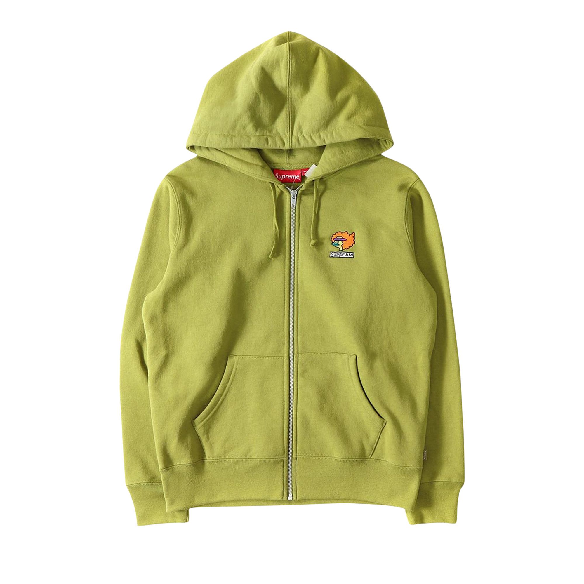 Buy Supreme Gonz Ramm Zip Up Sweatshirt Moss Green FW17SW23 MOSS GREEN GOAT CA