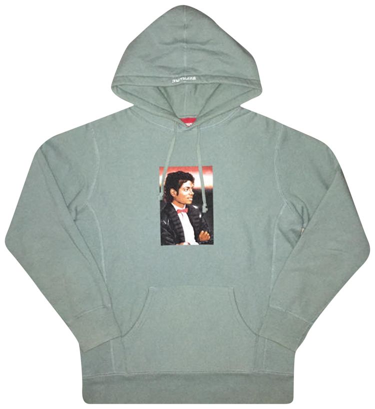 Supreme Michael Jackson Hooded Sweatshirt Seafoam