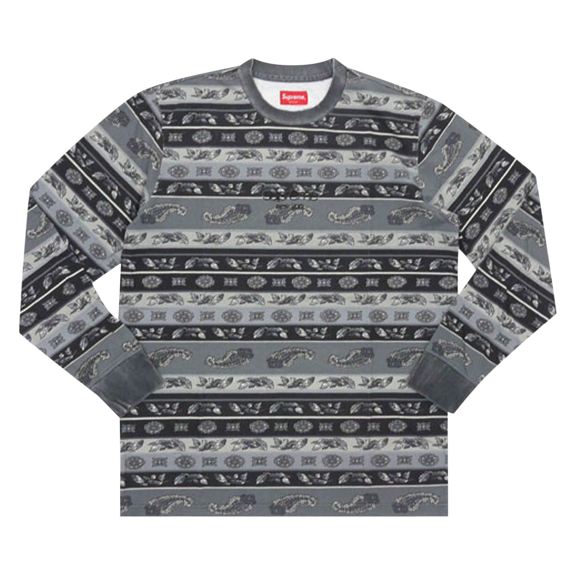 Supreme paisley long sleeve hot sale