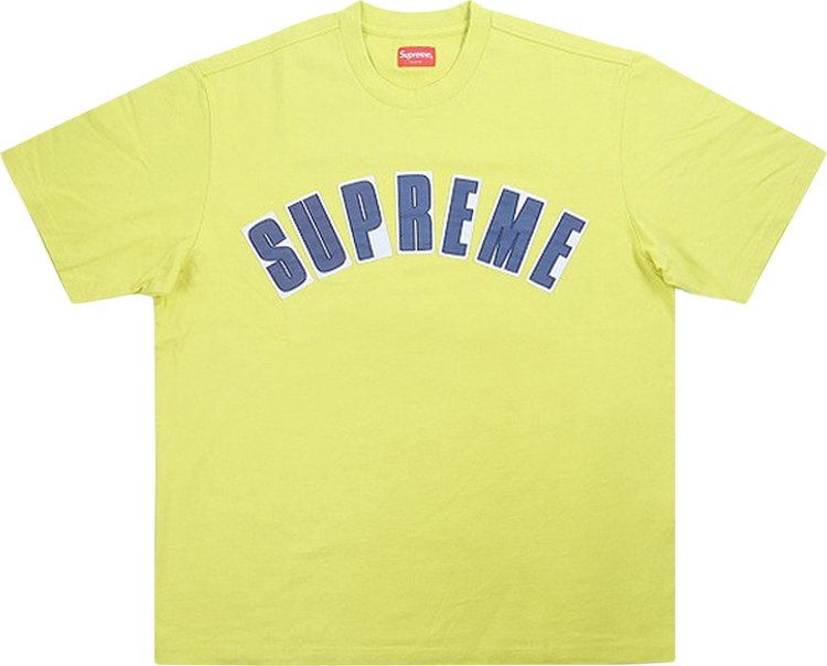 Supreme Arc Appliqué Short-Sleeve Top 'Acid Green'