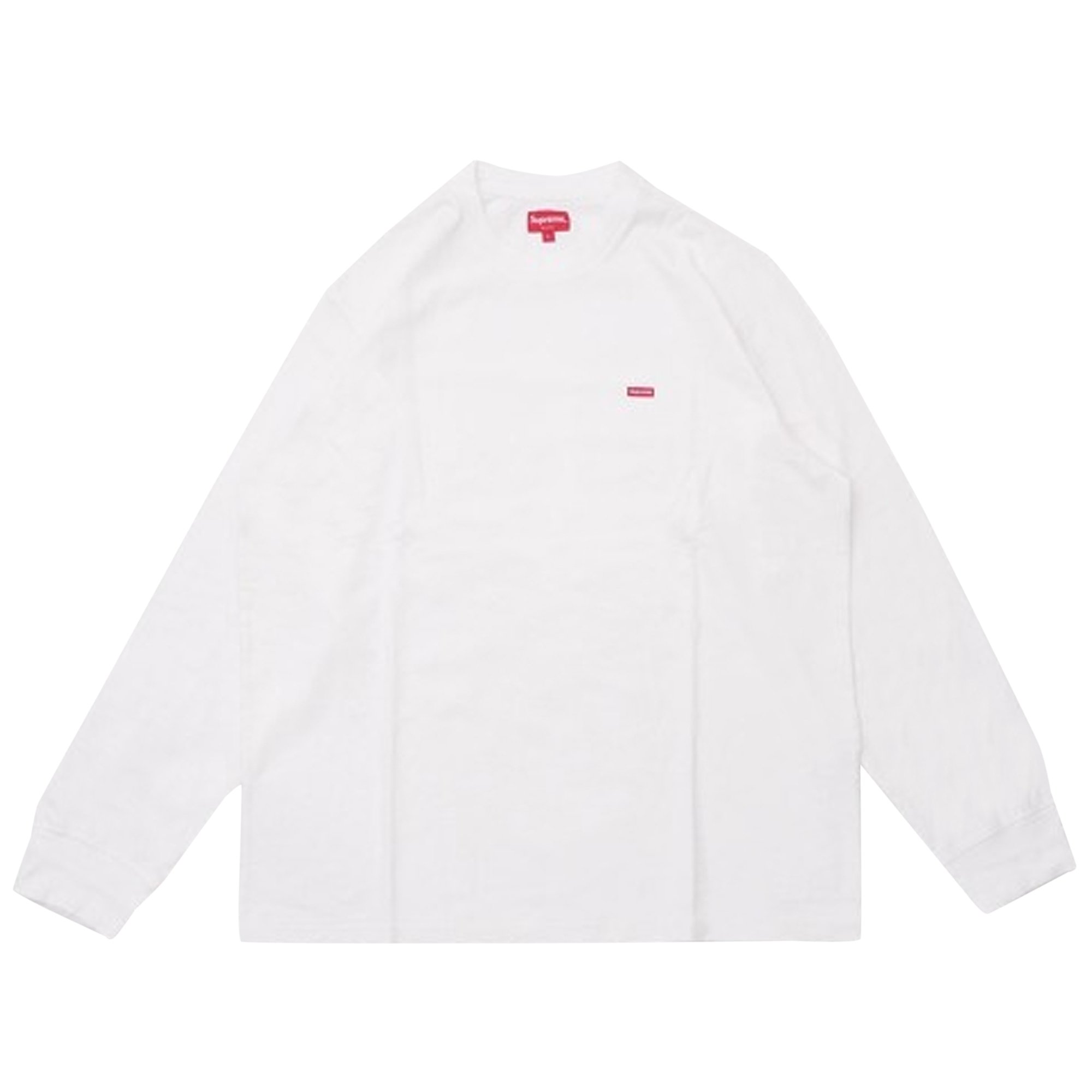Buy Supreme Small Box Long-Sleeve Tee 'White' - SS20KN88 WHITE | GOAT