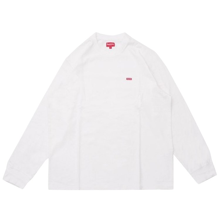 Supreme The Real Shirt White Long Sleeve Cotton Top Men's Top Tee  Size:Large