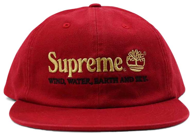 Supreme x Timberland 6 Panel Red