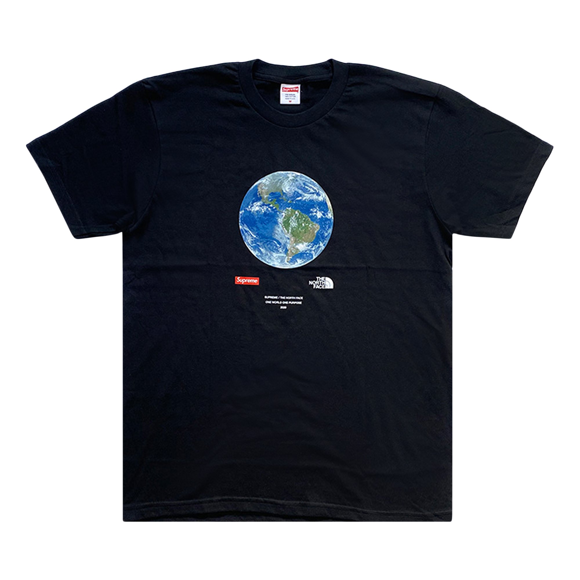 Supreme x The North Face One World Tee 'Black'