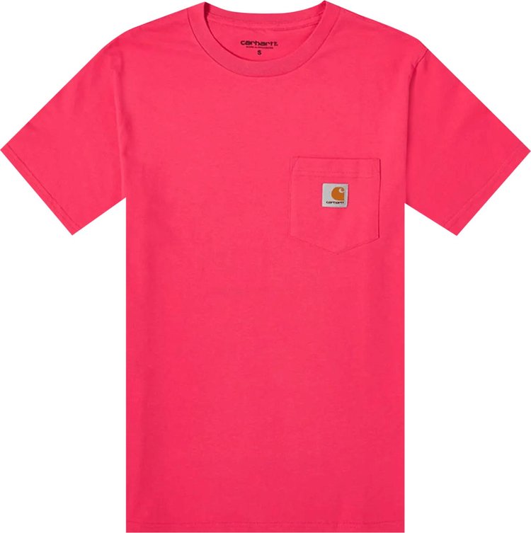 Carhartt WIP Short-Sleeve Pocket T-Shirt 'Ruby Pink'