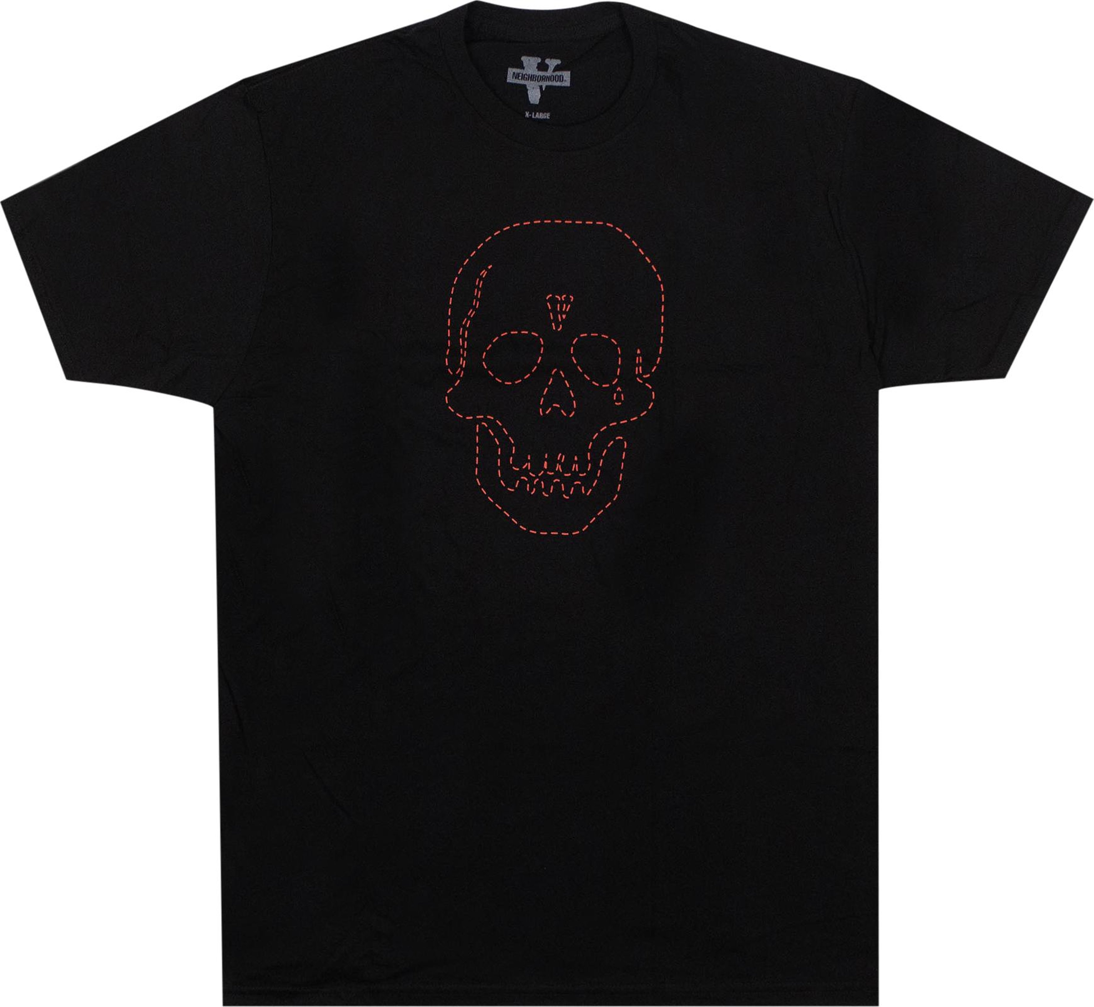 Buy Vlone x Neighborhood Skull Short-Sleeve T-Shirt 'Black/Red' - 1020 ...