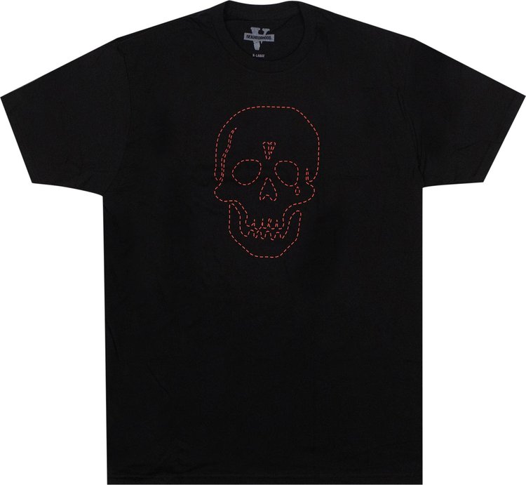 Vlone x Neighborhood Skull Short-Sleeve T-Shirt 'Black/Red'
