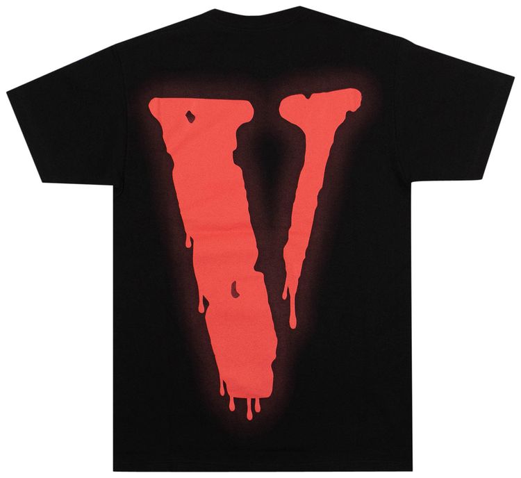 Vlone x Nav Bad Habits Drip Short Sleeve T Shirt Black