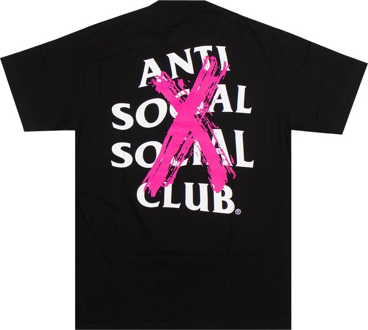 Anti Social Social Club Cancelled T Shirt Black