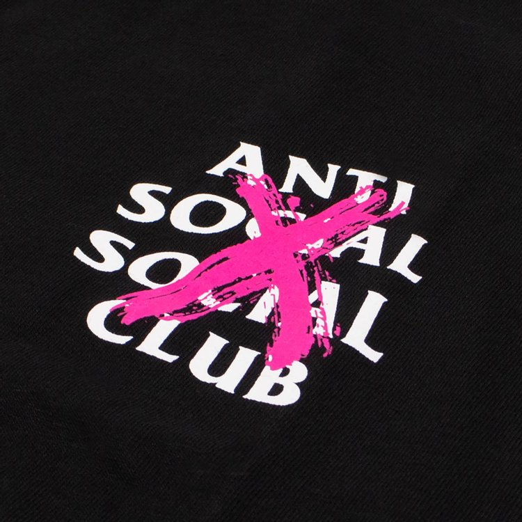 Anti Social Social Club Cancelled T Shirt Black