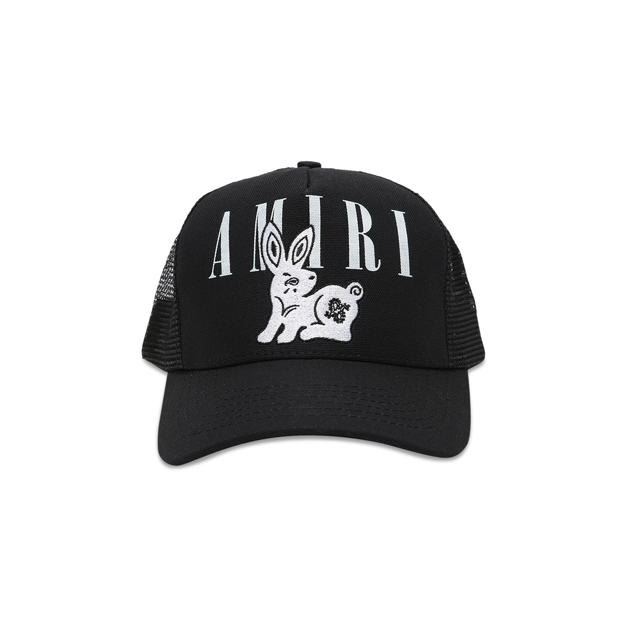 【Amiri】 キャップ bunny Buy Amiri Bandana Rabbit Trucker 'Black' - PS23MAH022 001