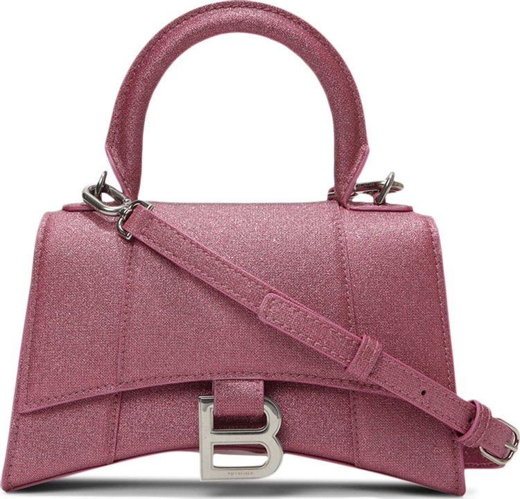 Balenciaga XS Hourglass Top Handle Bag 'Sweet Pink'