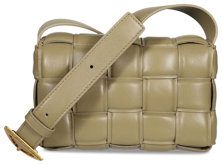 Bottega Veneta Mini Cassette TaupeGold