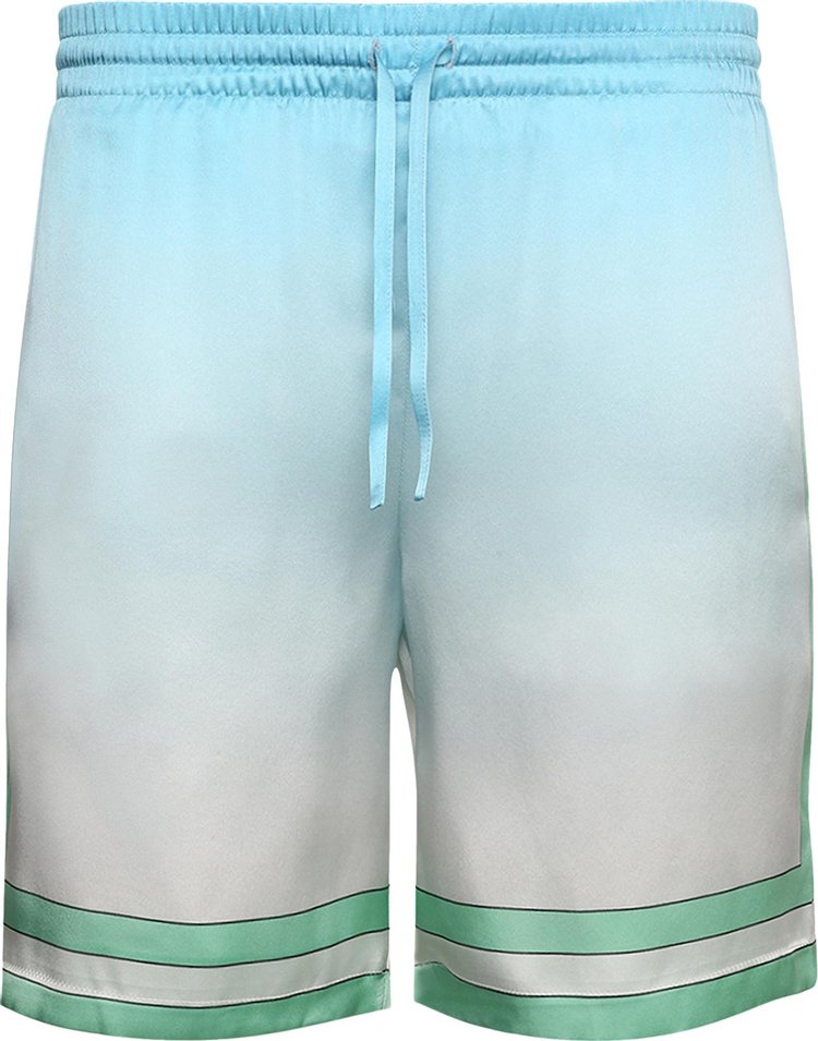 Casablanca Silk Shorts With Drawstrings 'Casa Sport'