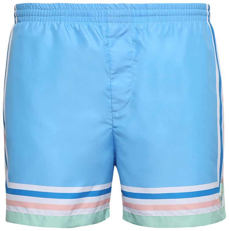 Casablanca Swim Trunks Blue StripeMulticolor