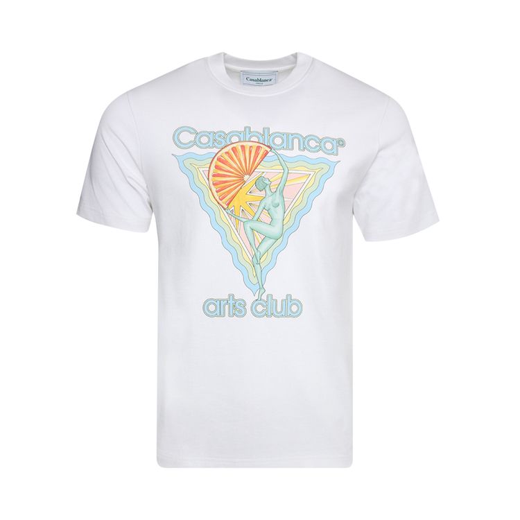 Casablanca Printed T Shirt Arts Club