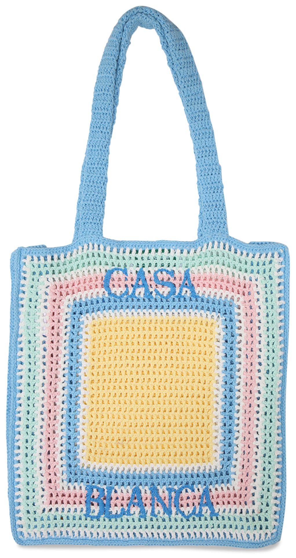 Buy Casablanca Crochet Bag 'White Degrade' - AF22 BAG 013 004 WHIT | GOAT