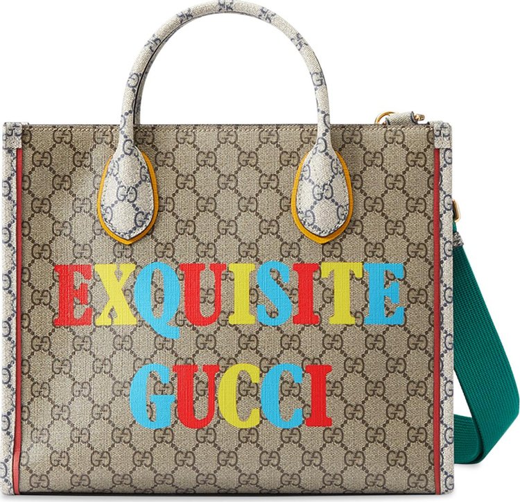 Gucci Exquisite Small Tote Bag 'Beige/Ebony Supreme'