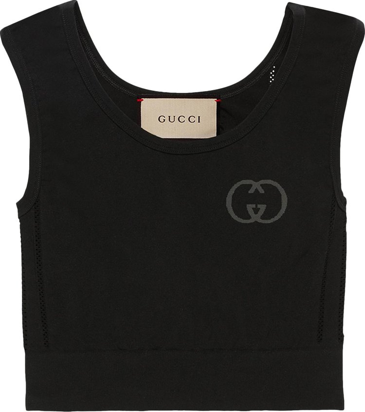 Gucci Cropped Top 'Black
