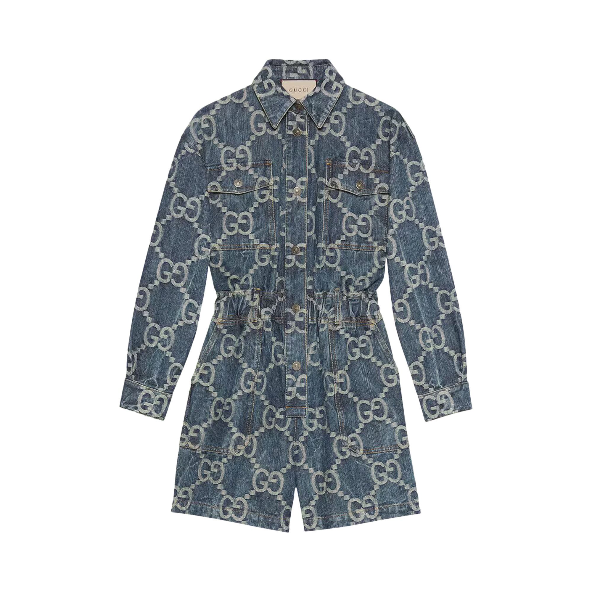 Gucci denim 2025 jumpsuit