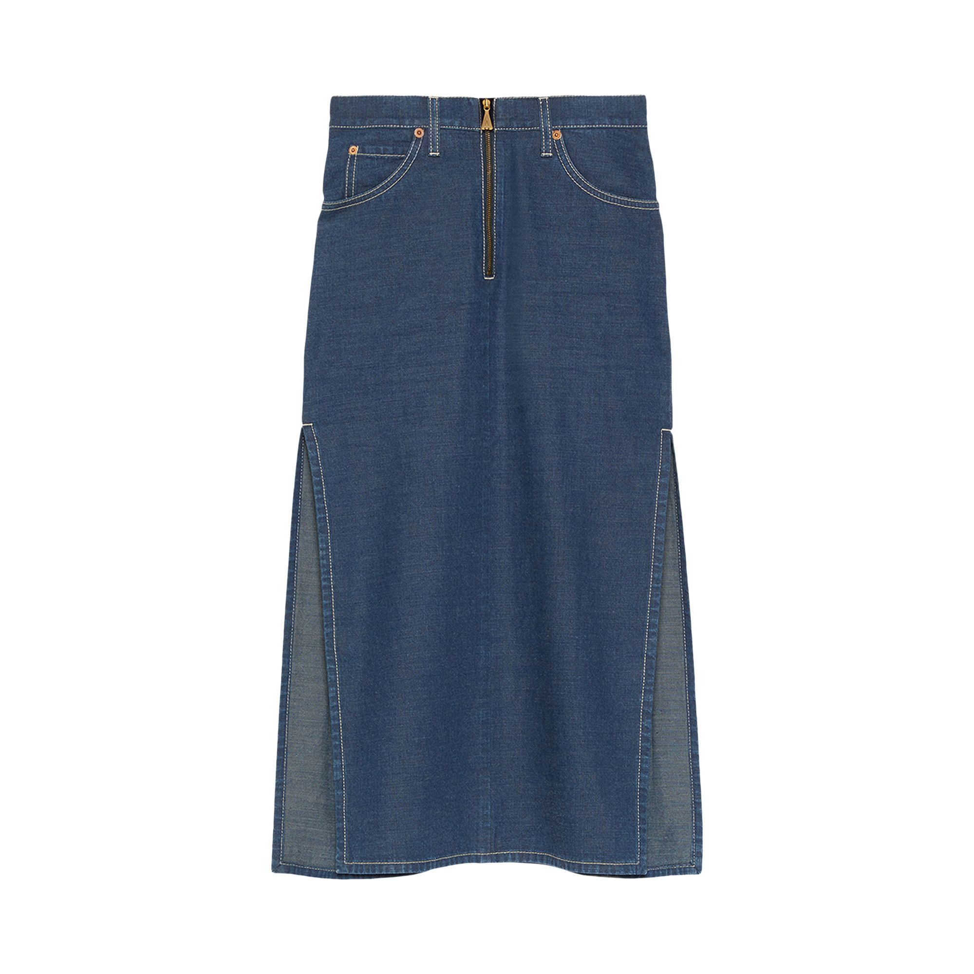 Buy Gucci Denim Skirt 'Blue' - 708851 XDB3L 4011 | GOAT