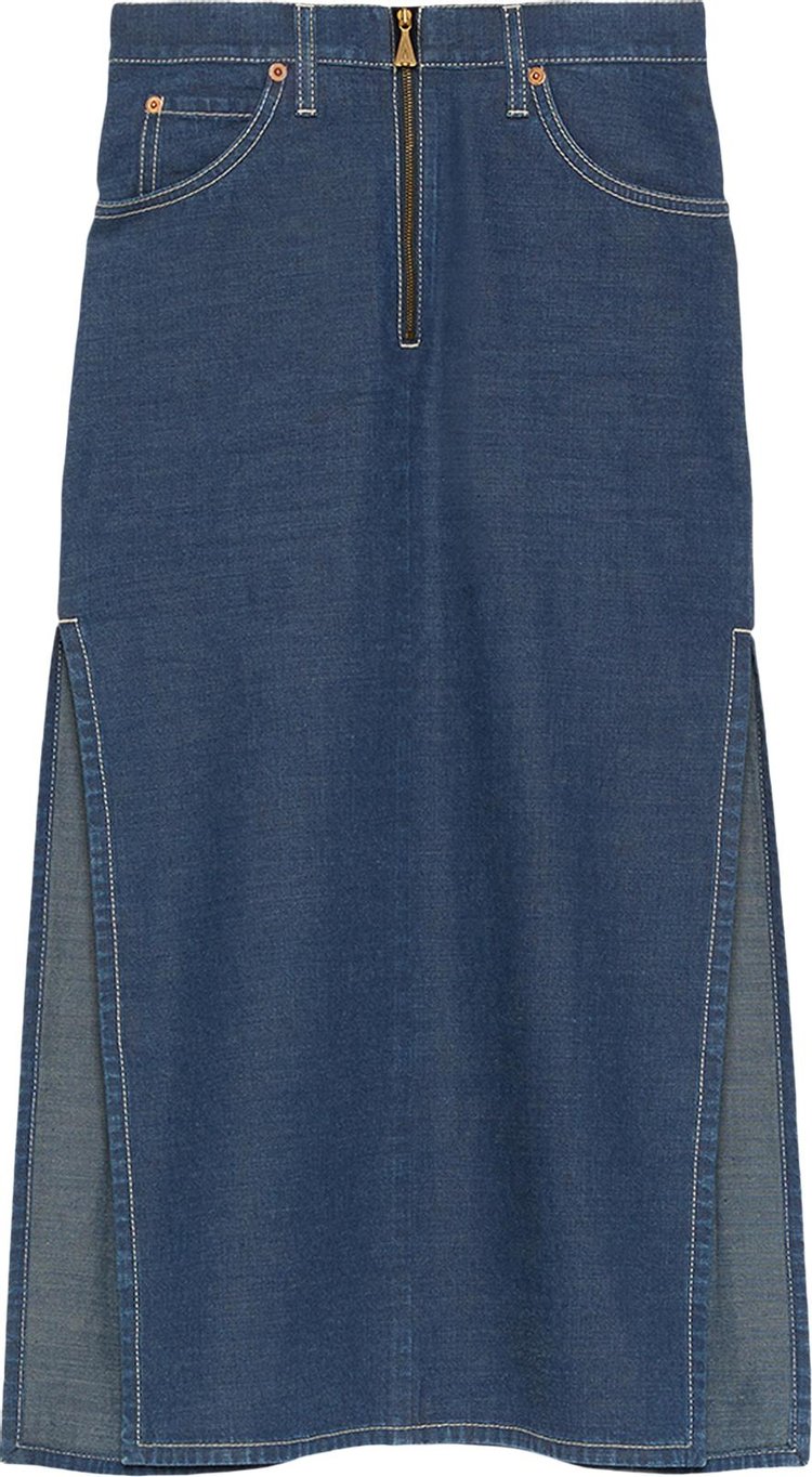 Buy Gucci Denim Skirt 'Blue' - 708851 XDB3L 4011 | GOAT