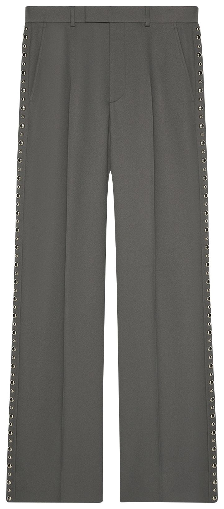 Gucci Pants With Stud Embroidery Grey