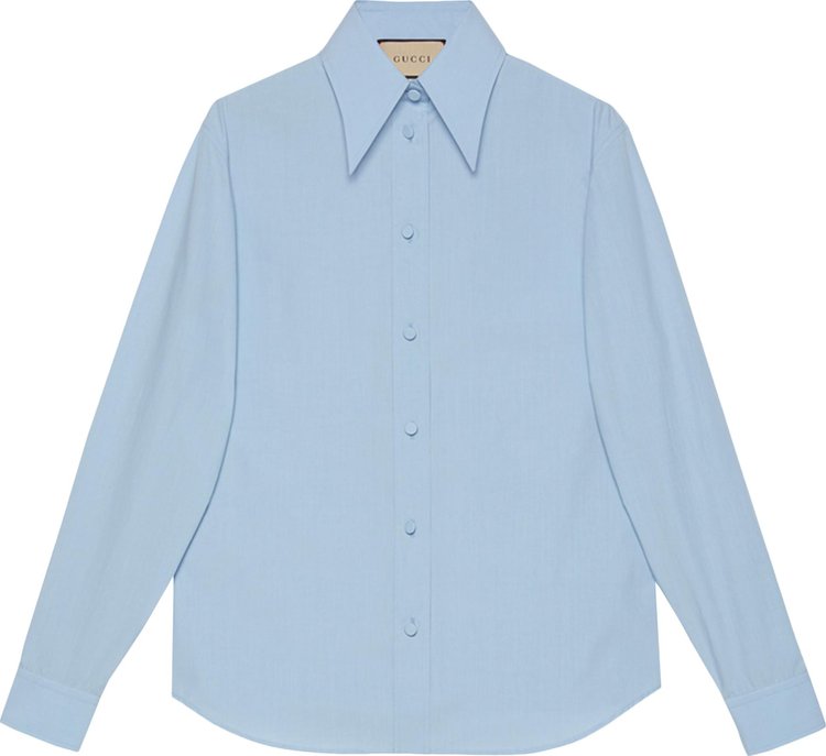 Buy Gucci Poplin Shirt 'Sky Blue' - 715840 ZAK76 4910 | GOAT