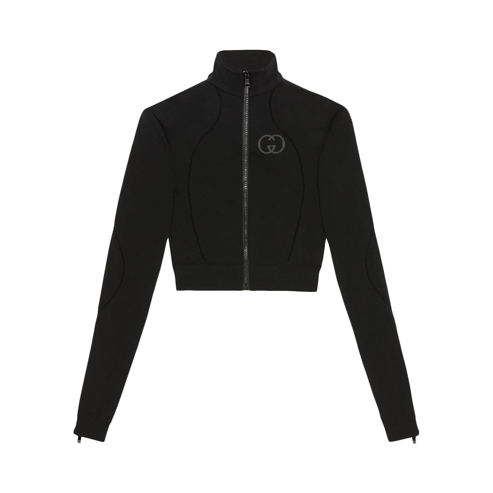 グッチ GUCCI 716747 XJETV カーディガン Buy Gucci Seamless Jersey Zip Jacket 'Black' - 716747 XJETV 1189