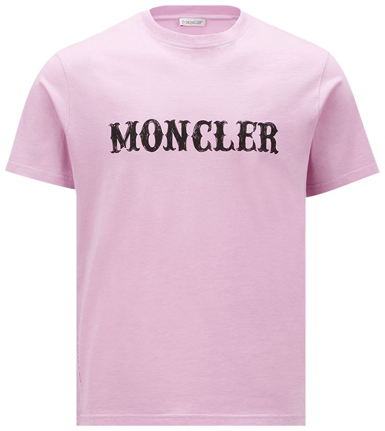 Moncler Genius Short Sleeve T Shirt Pink