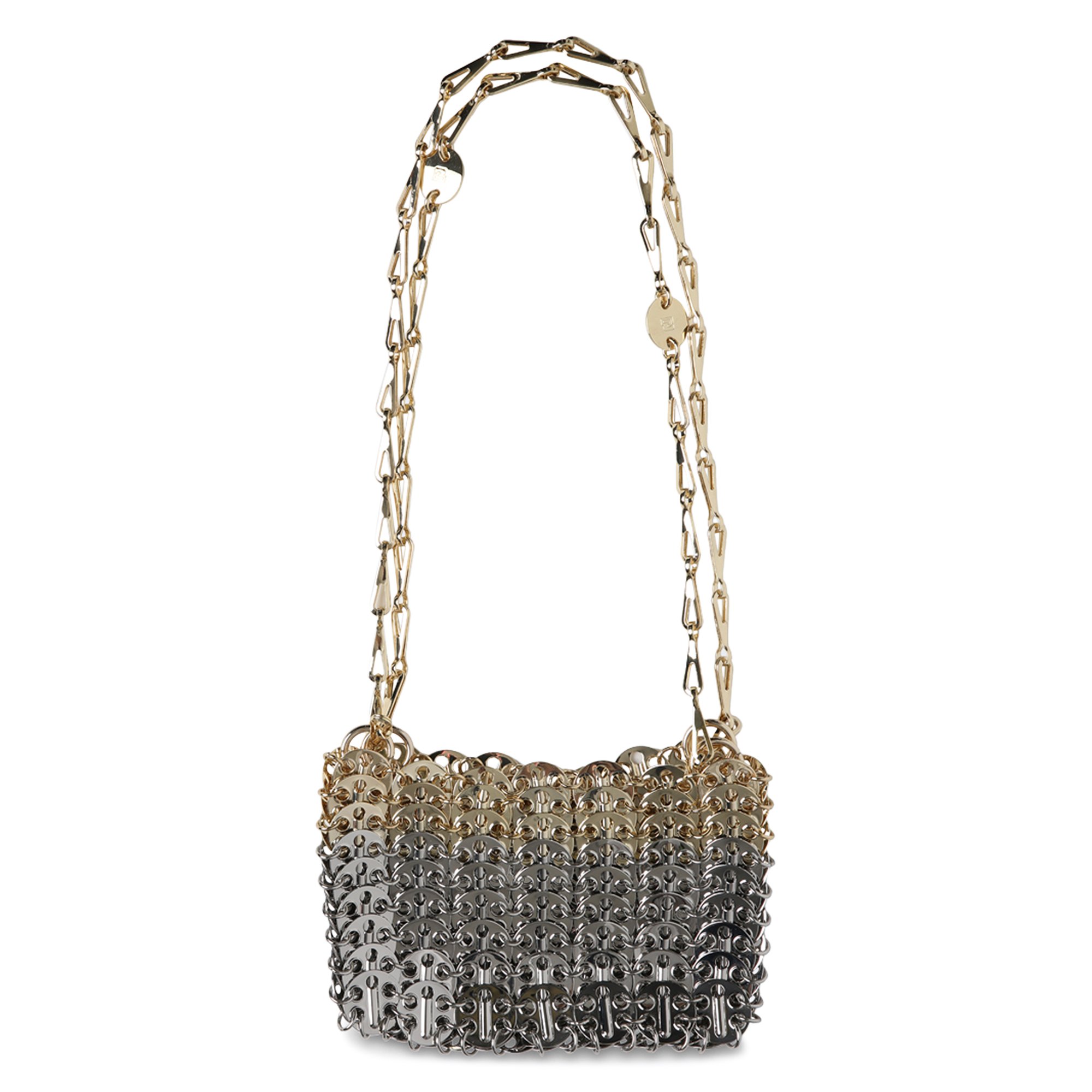 Paco Rabanne 1969 Nano Skyline Nano Shoulder Bag 'Silver/Light Gold'