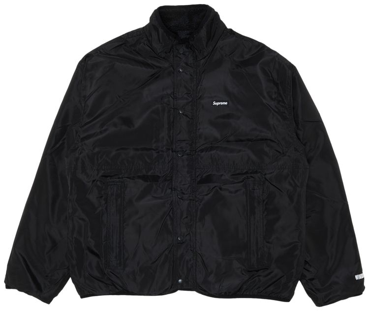 Supreme Geo Reversible WINDSTOPPER Fleece Jacket Black