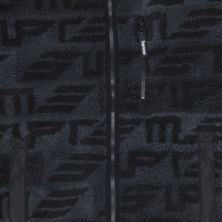 Supreme Geo Reversible WINDSTOPPER Fleece Jacket Black