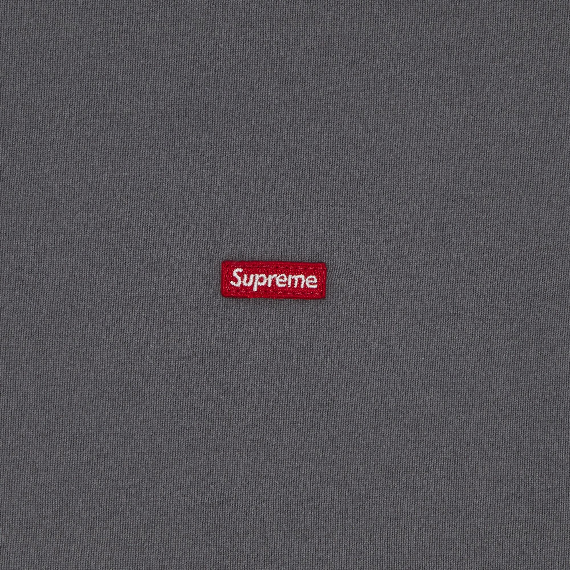 Buy Supreme Small Box Long-Sleeve Tee 'Charcoal' - FW22KN13